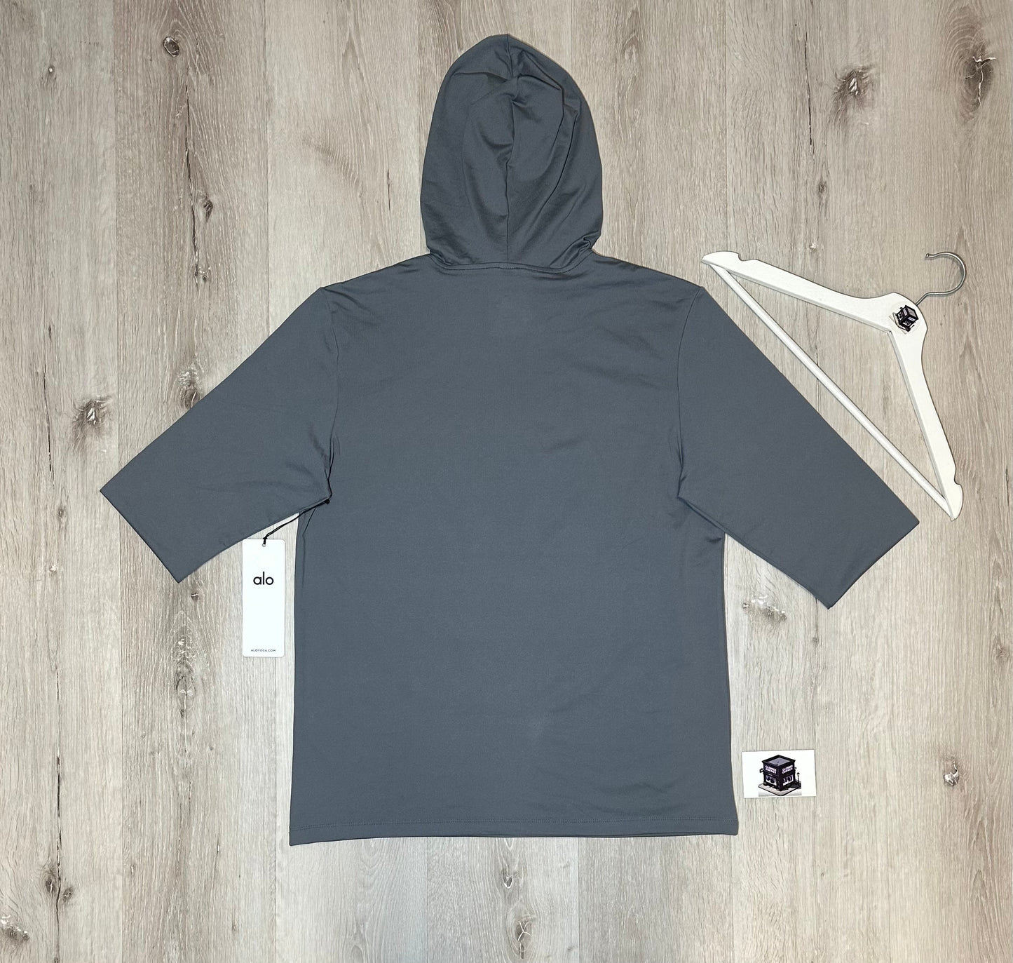 ALO HOODIE TRACKSUIT STEEL GREY