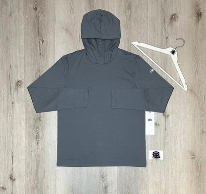 ALO HOODIE TRACKSUIT STEEL GREY